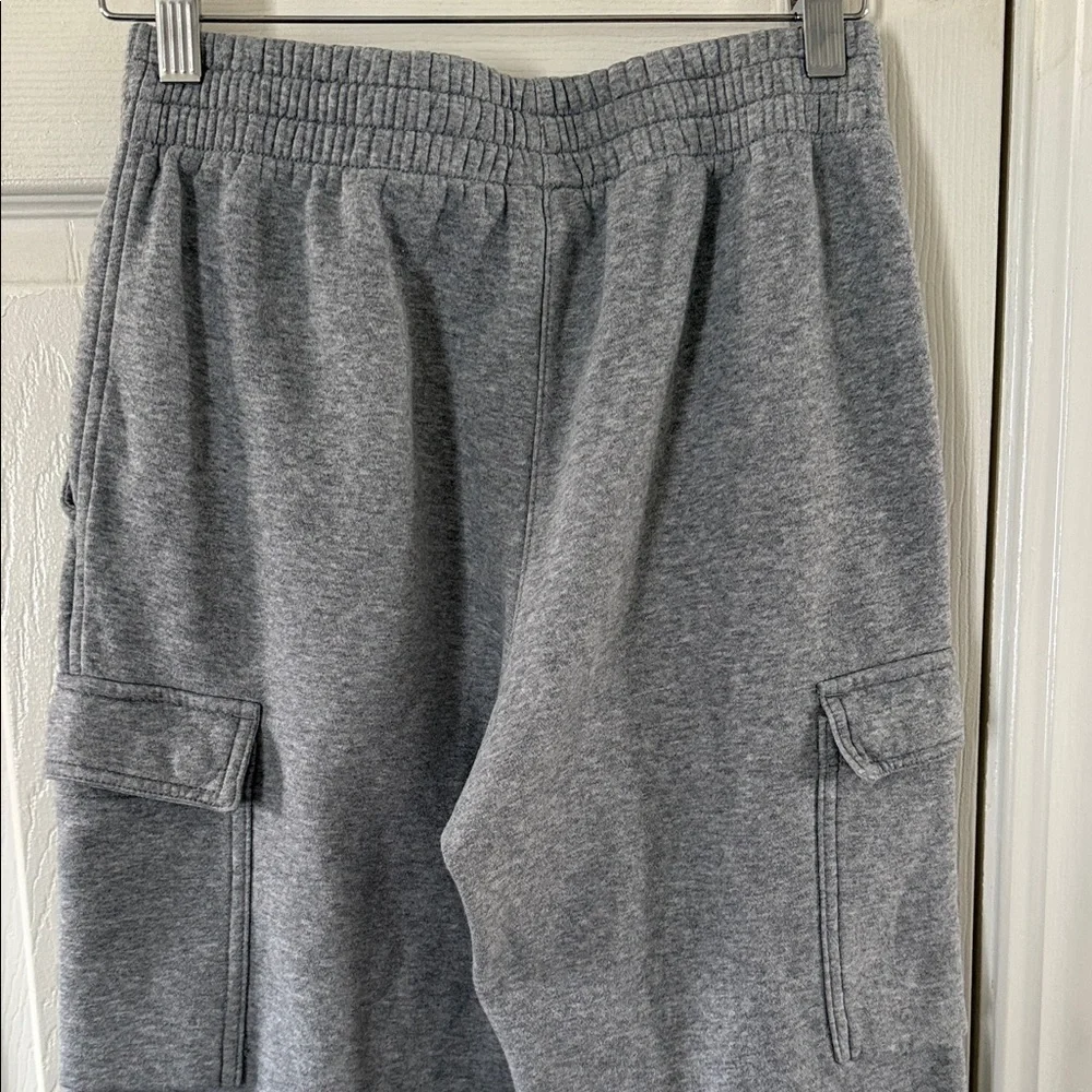 Nike Tech Gray Kids Cargo Joggers with side Pockets #457